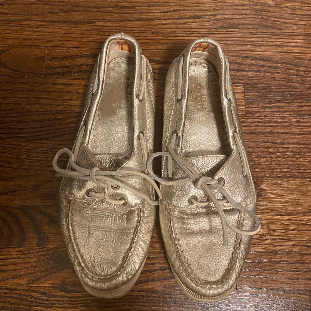 Sperry topsider gold
